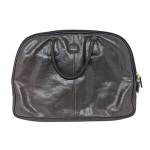 Bric's Leather Top Handle Messenger Bag Brown